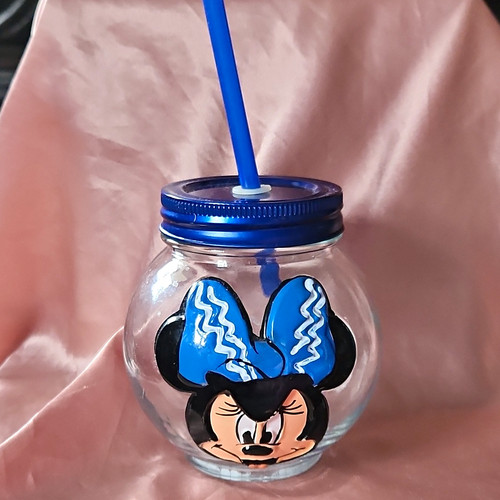 Disney minnie mouse glass - mouse,
