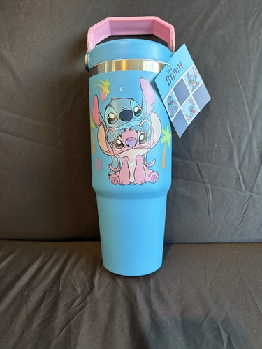 Disney stitch and angel - and,