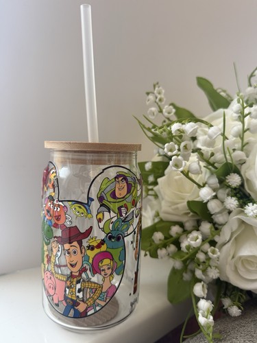 Hello kitty glass cups with - kitty,
