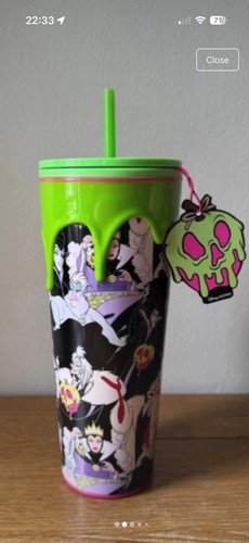 Bnwt disney villans tumbler - villans,
