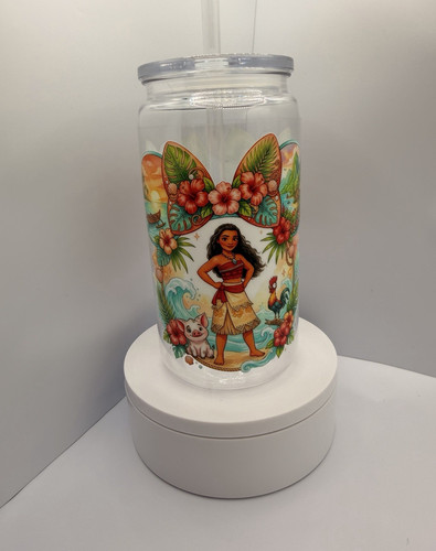 Disney moana clear floral - moana,