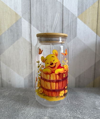 Winnie the pooh glass - winnie-the-pooh, cup