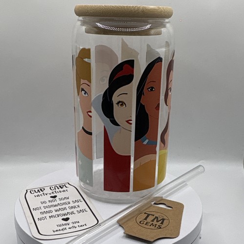 Disney princess glass - princess,